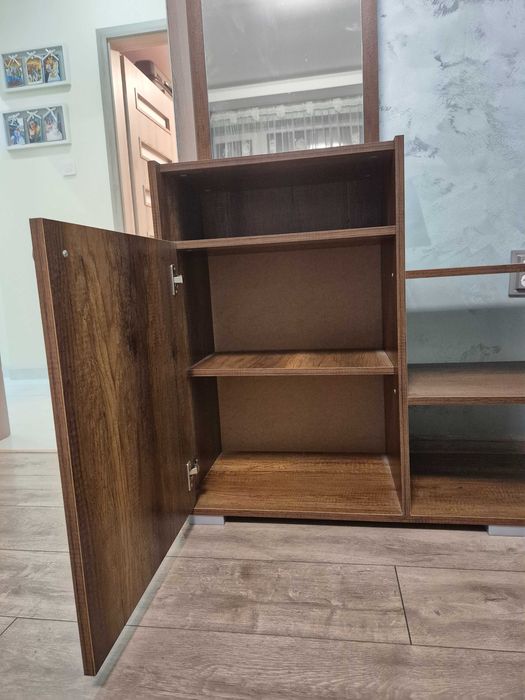 Портманто 189/95.5 , с цвят Тъмен орех