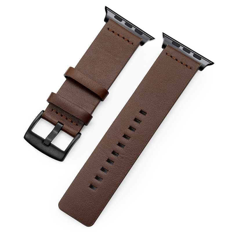 Кожена каишка верижка Apple Watch 7/8/9/10/SE 38/40/41/42/44/45/46
