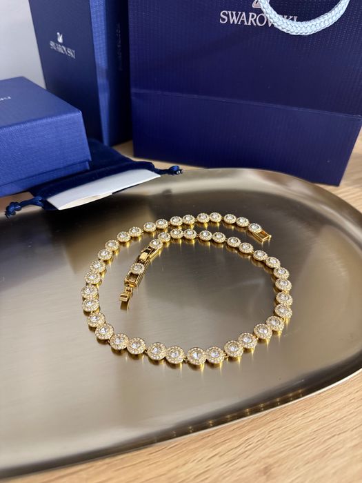 Colier Swarovski Angelic Auriu
