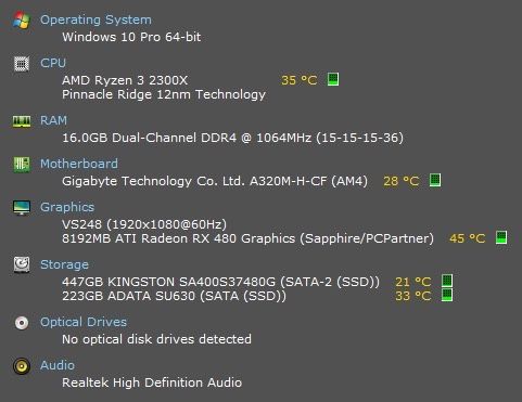 PC Gaming Ryzen 3 , RX 480