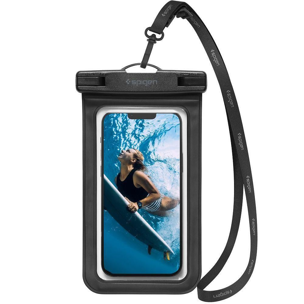 Универсален водоустойчив калъф spigen a601 2- pack black