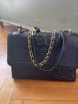 Кожена дамска чанта Tory Burch