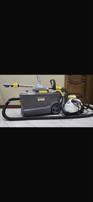 Аренда  химчистка моющего пылесоса и парогенератора Karcher (Каршер)