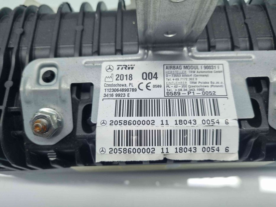 Airbag pasager Mercedes Clasa C Combi (S205) [Fabr 2015-prezent] 2058