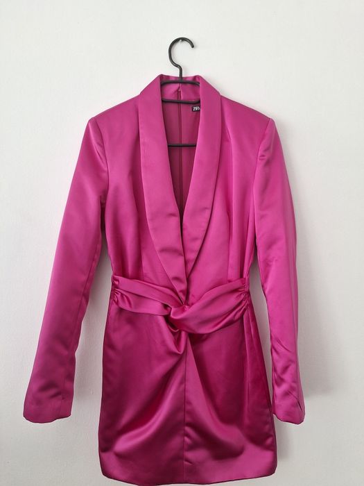 Rochie noua, Zara,roz pink,mărime xs