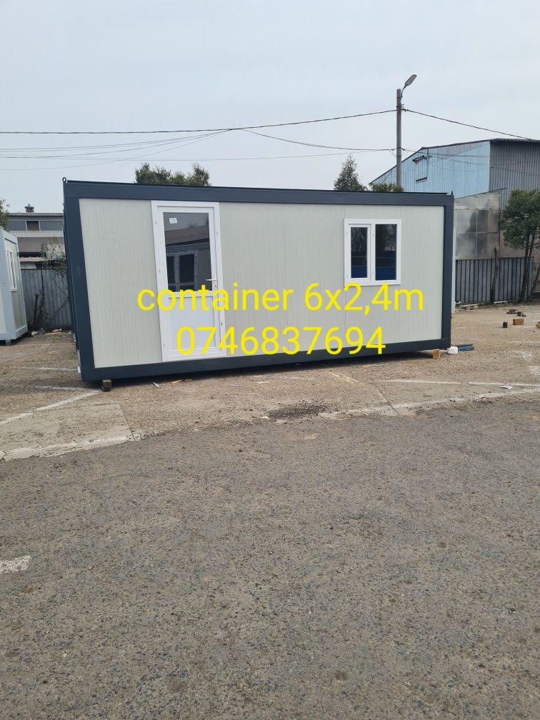 Vând container modular, birou vestiar grup sanitar vitrina .sticla