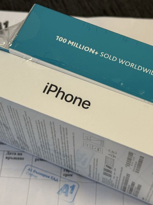 ***ЗАПЕЧАТАН 128GB iPhone 15 TTEC Гаранция A1 2027 г. Black / черен