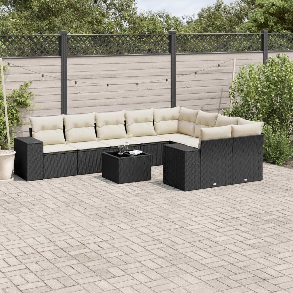 Set mobilier gradina/terasa cu perne canapea/coltar Ratan MONTECELIO