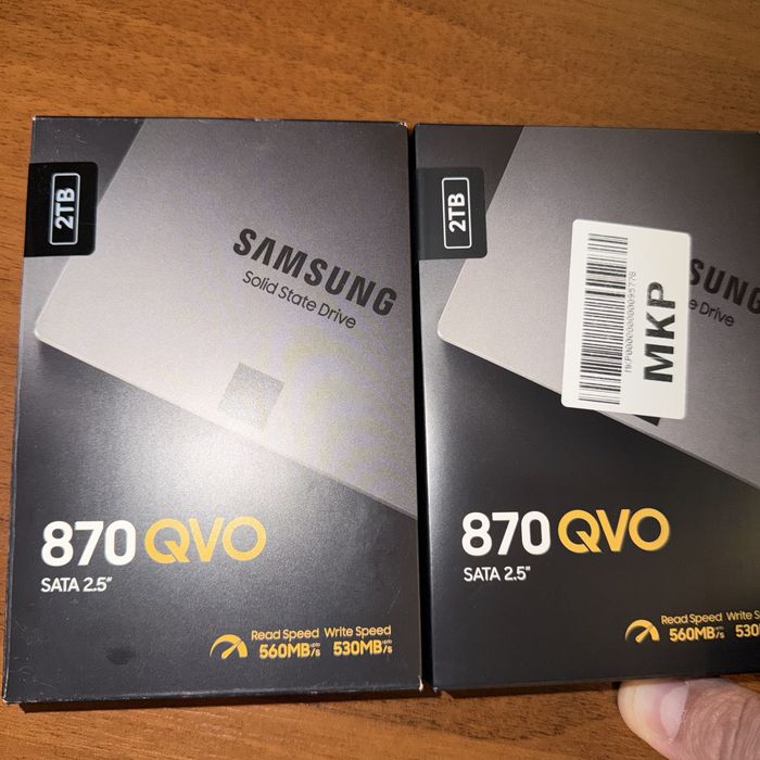 3 x SSD Samsung 870 QVO 2 TB Impecabile