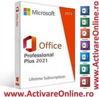 Livrare INSTANT 24/7 ~ActivareOnline.ro~ Office 2021 Pro plus Licenta