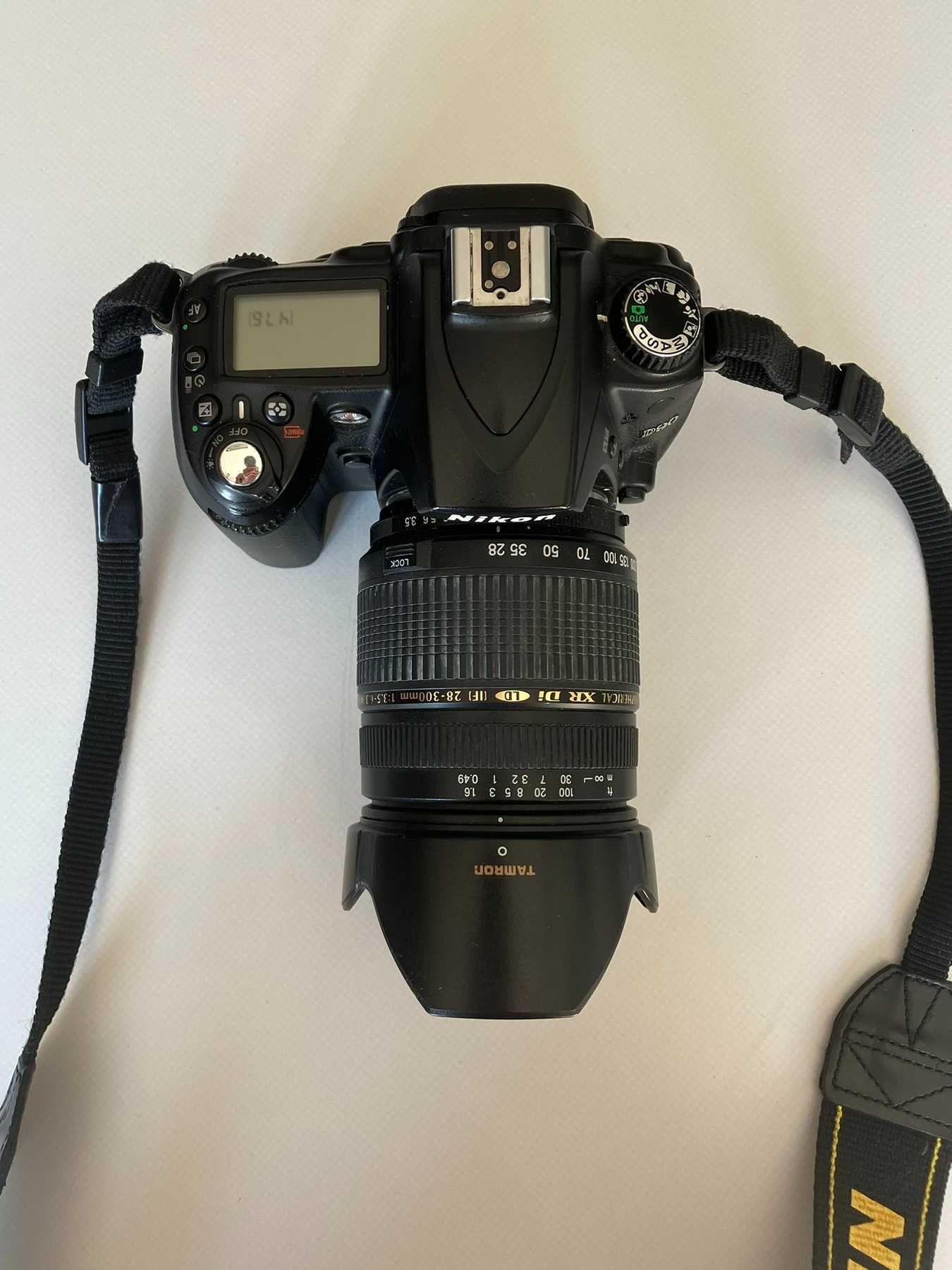 Фотоапарат Nikon D90 с обектив Tamron Aspherical 28-300 mm Macro