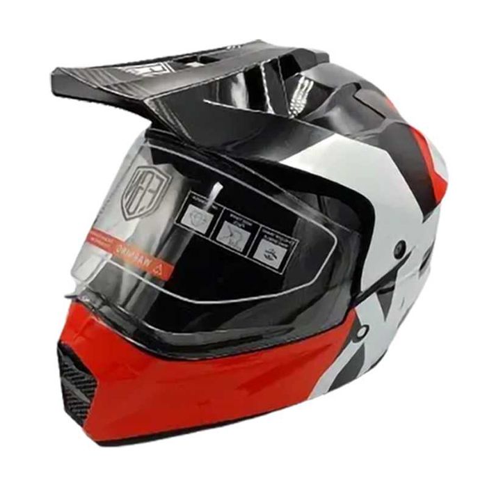 Кросова каска с визьор, Full Face, DOT, Размер: M; L; XL - Вело, Мото