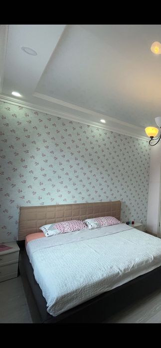 Продам 2х сп кровать с матрацем