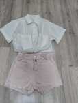 Set pantaloni scurti si camasa Zara masura 122 (6-7 ani)