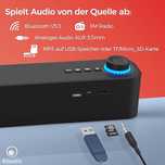 Mini soundbar Atlantis C0820 20W, negru