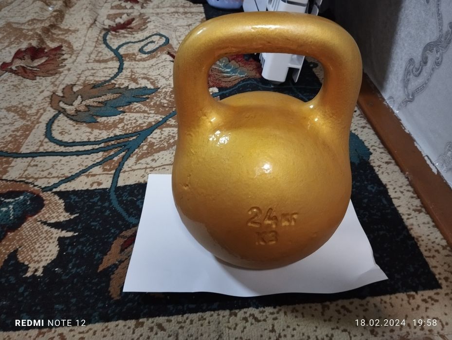 Продаётся гиря 24кг СССР