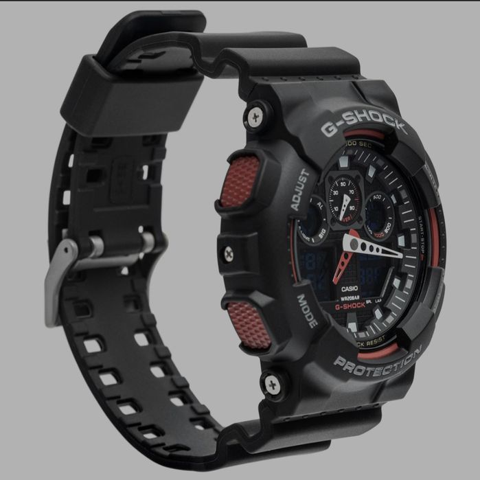Casio G-Shock GA-100-1A4ER; ORIGINAL, acte, sigilat.