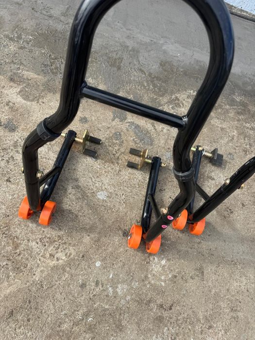 SET 2 suporturi pentru motocicletă -combo Fata +Spate