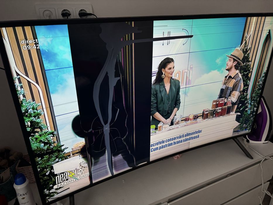 Tv Smart - Samsung curbat - Pentru piese