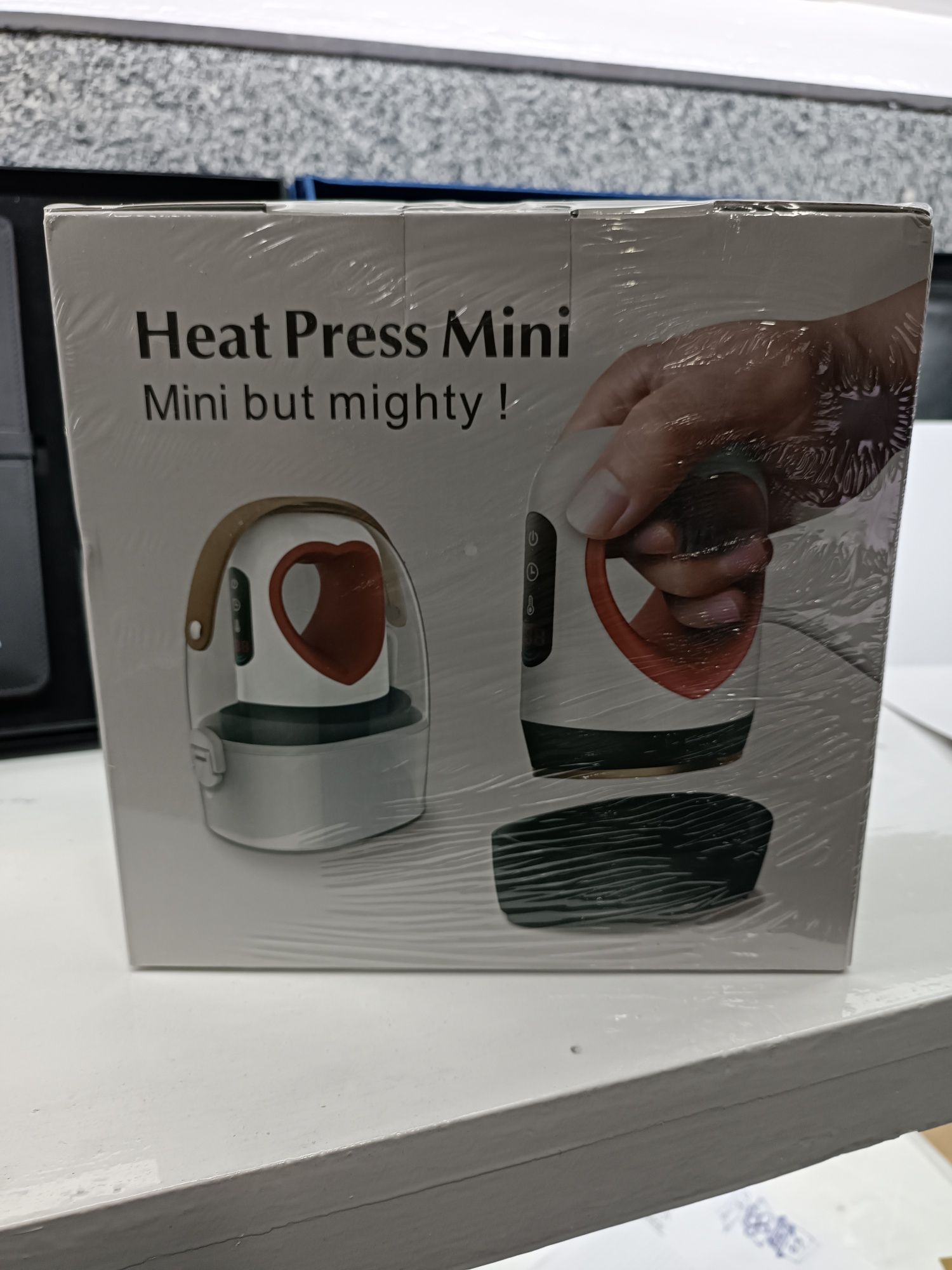 Mini press Мини пресс DTF VINIL для футболки кепкти