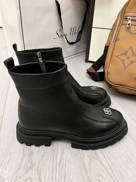 Зимнее сапоги натуральная кожа