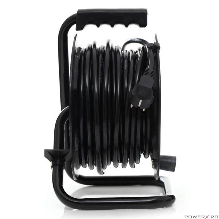 Rola de curent 50m, prelungitor cu tambur, Kraft