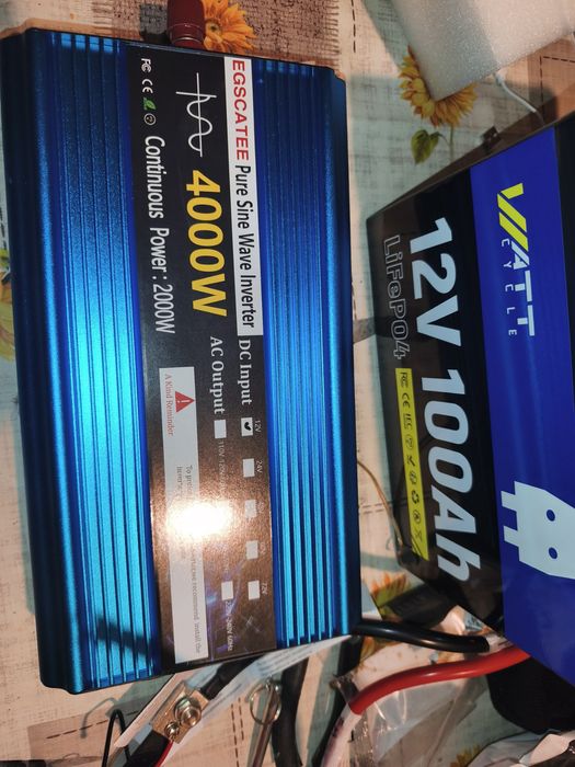 Инвертор чиста синосуида 12v/230v 2/4кв