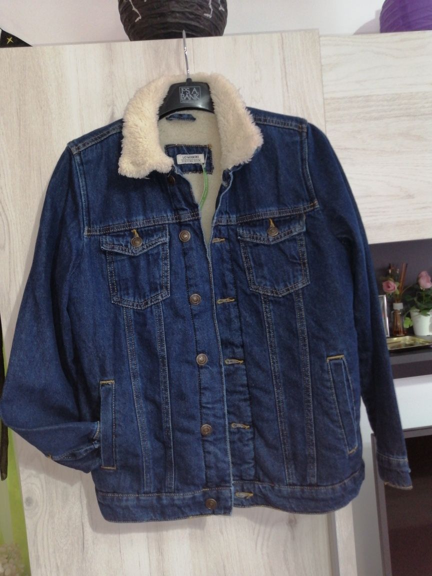 Geaca denim copii noua cu etichetă 10-11 ani