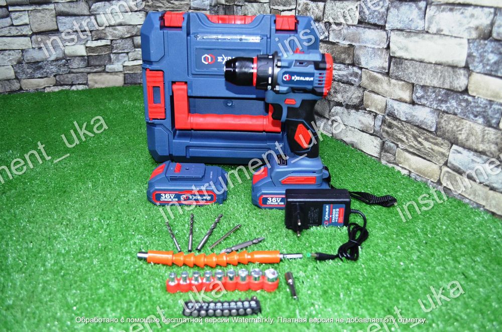 Шуруповерт аккумуляторный Excalibur 36в и 48в (без щеточный)