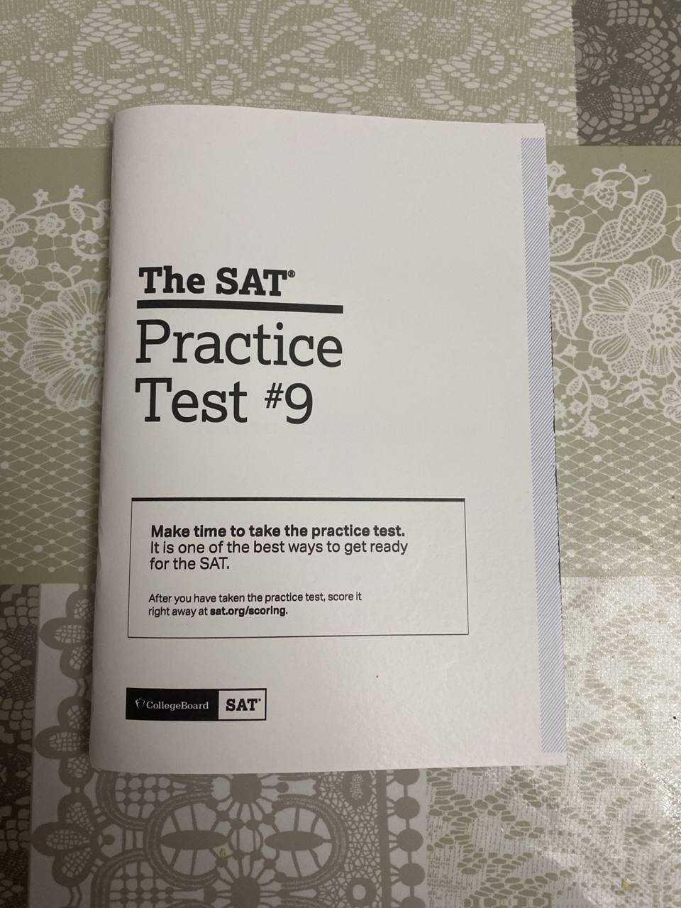 SAT Practice Test Пробники