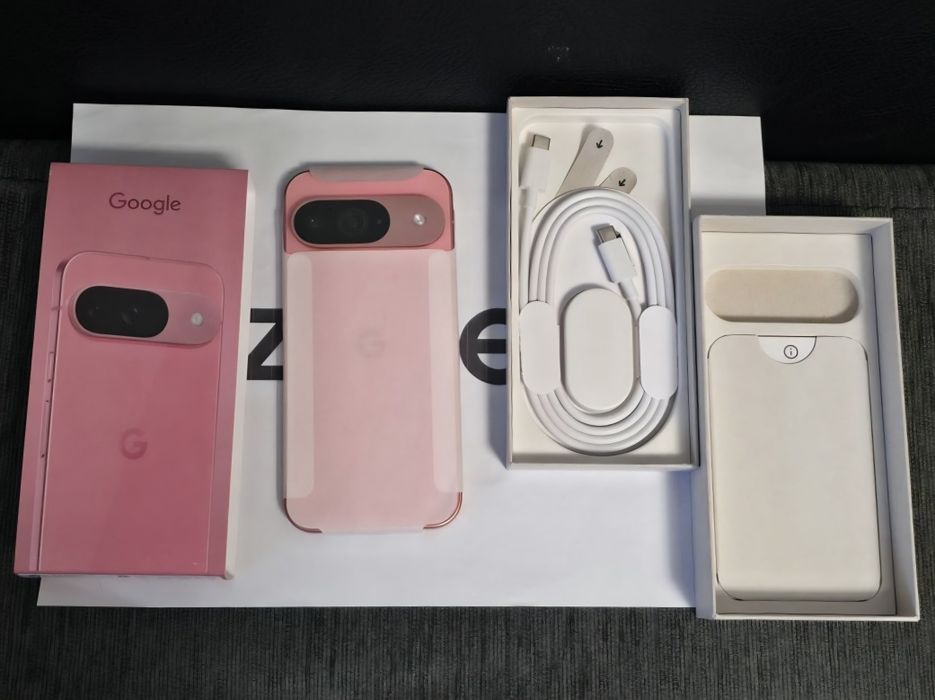 КАТО НОВ 128GB Gogle Pixel 9 Озон Гаранция 2027г. PINK | Розов