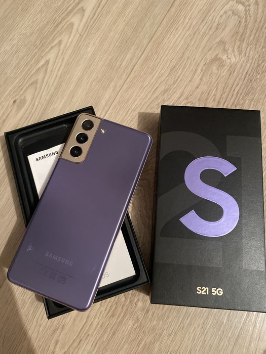 Продаю Samsung s21+,цвет-фиолетовый,все функции работают идеально