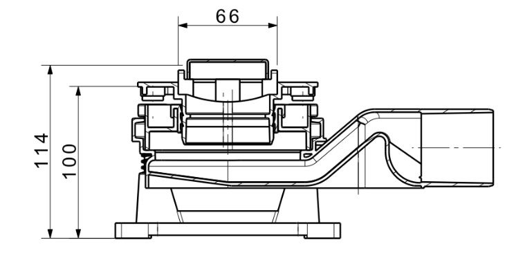 Линеен Сифон Pestan Frameless за плочка с КЛАПА - 450мм