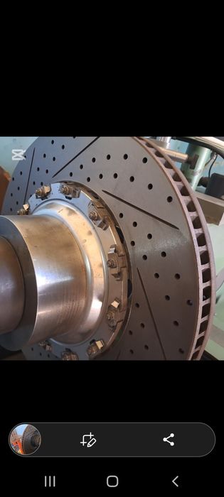 Прточка тормозных дисков иномарок.