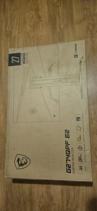 Monitor LED MSI Gaming G274QPF E2 27 inch QHD IPS 1 ms 180 Hz USB-C HD