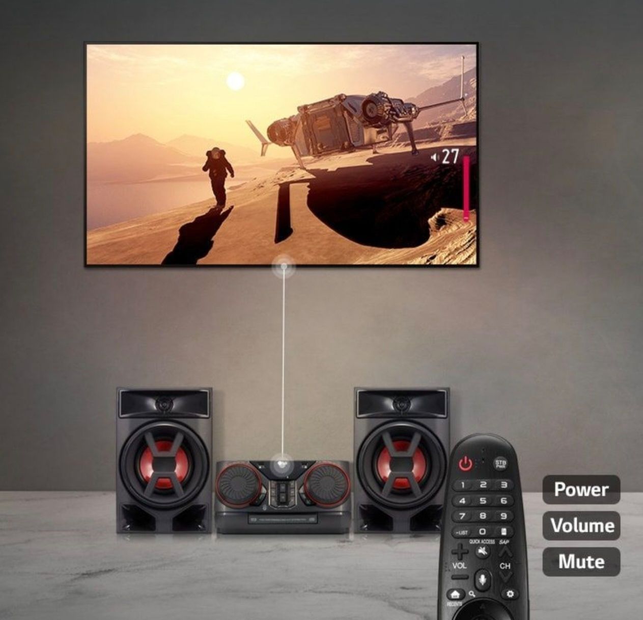 LG XBOOM muzikalniy sentr