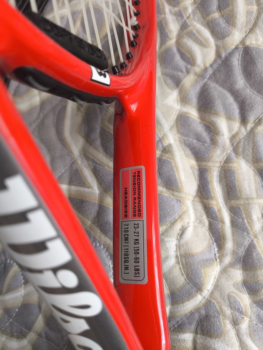 Ракетка для большого тенниса Wilson sting soft shock raphite titanium