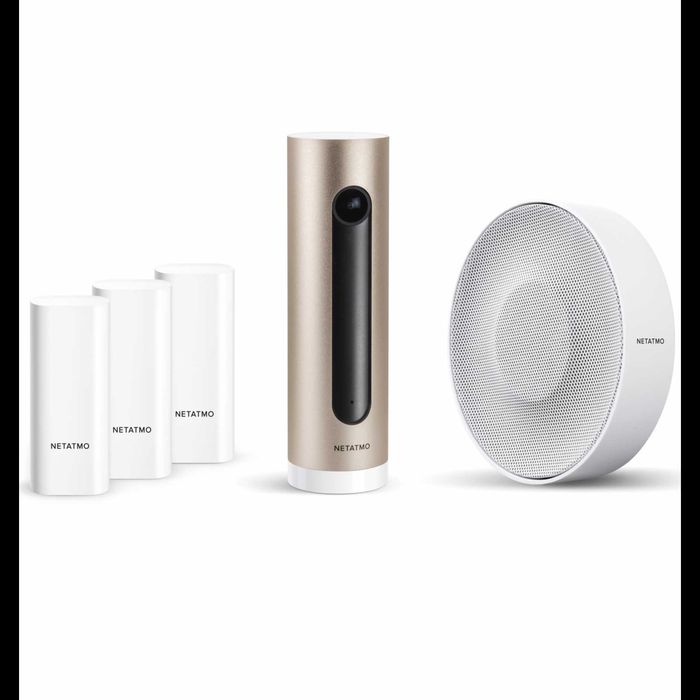 Netatmo Welcome Camera smart de interior, Sirena, 3 Senzori de miscare