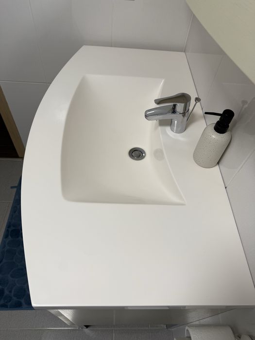 Mobilier baie sertar + chiuveta + oglinda