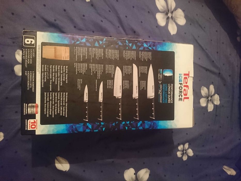 Комплект ножове с поставка TEFAL Ice Force
