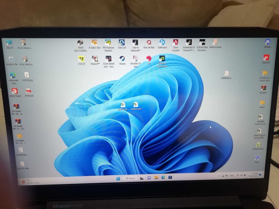 Лаптоп Lenovo ideagaming 120hz