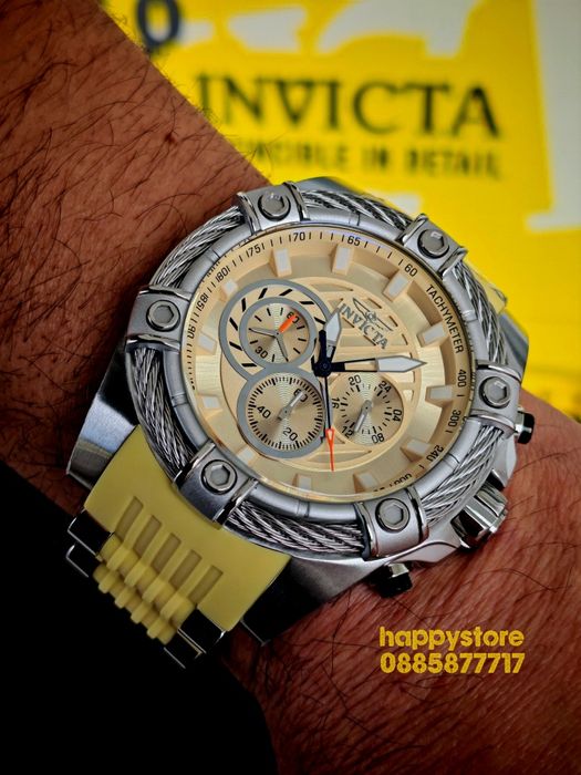 INVICTA Bolt Ivor steel 52mm, Инвикта нов ръчен часовник