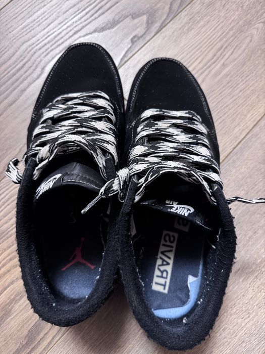 Jordan 1 low travis scott black phantom