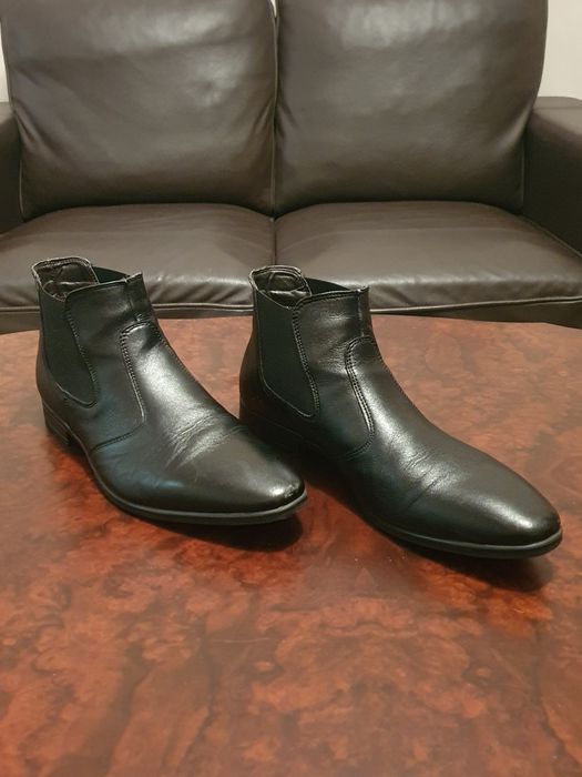 Кожени Мъжки Официални Боти 44 Номер Giorgio Venuti