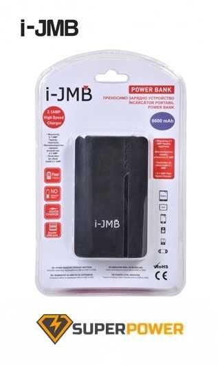Външна батерия за мобилни телефони I-JMB / 6600mAh
