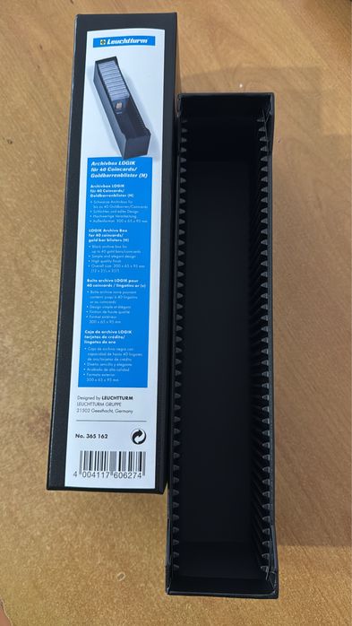 Cutie pentru depozitarea libgourilor de aur