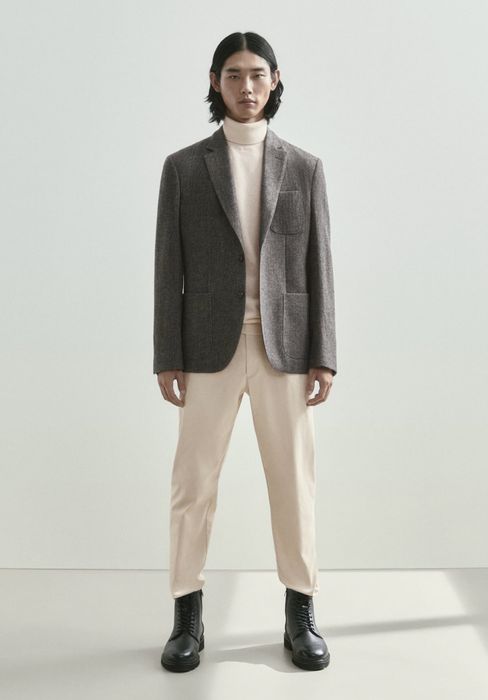 Sacou din lana Massimo Dutti