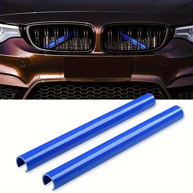 Спортен M-стил за BMW – Цветни тръби под решетката