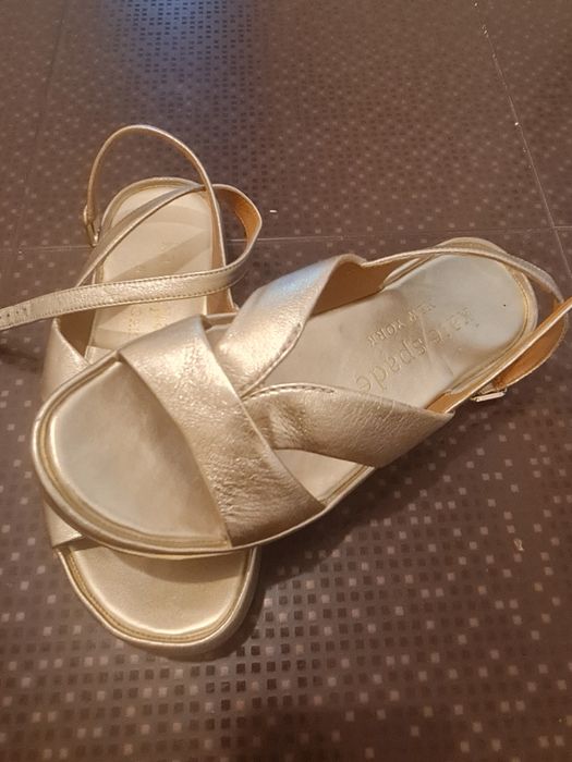 Sandale Kate Spade, aurii