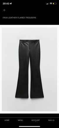 Кожен панталон Zara М размер